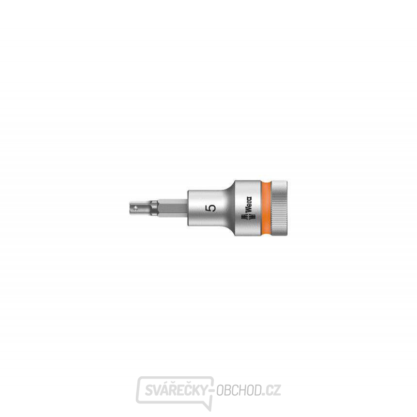 Wera 003821 Zástrčná bitová hlavice Zyklop 1/2" 6hran 5 mm 8740 C HF s přidržovací funkcí