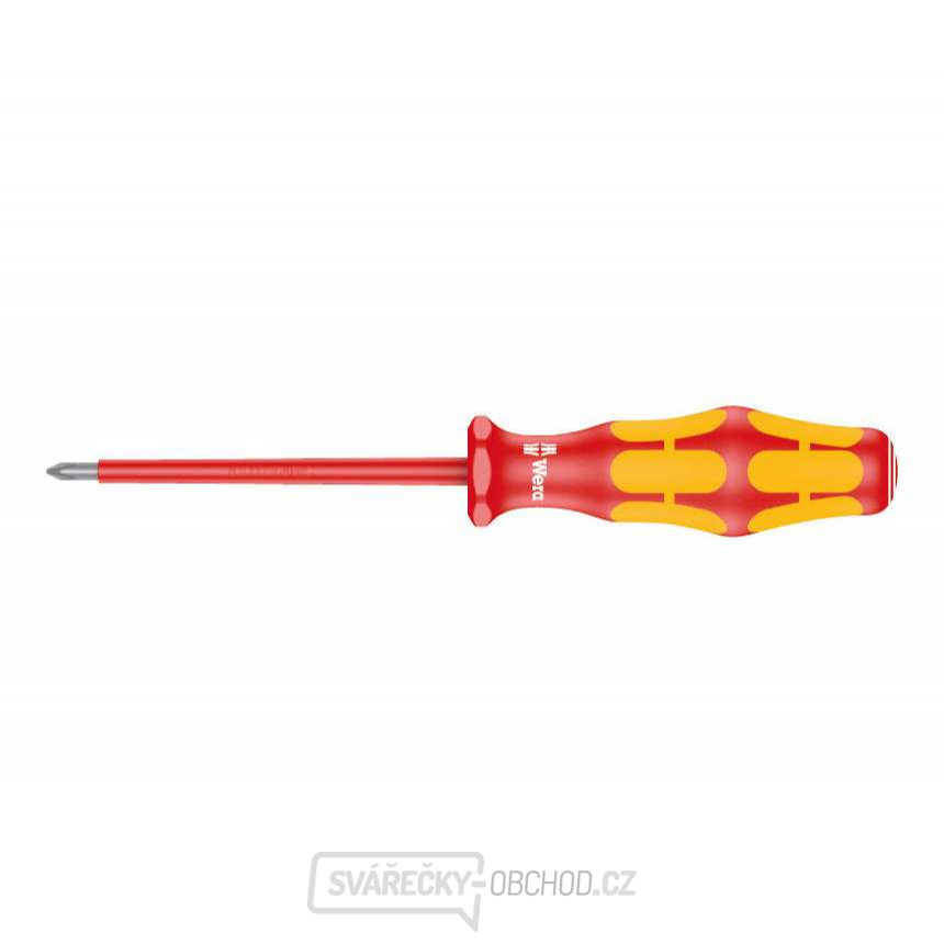 Wera 006150 Elektrikářský šroubovák Kraftform Plus PH 0x80 mm typ 162 i VDE