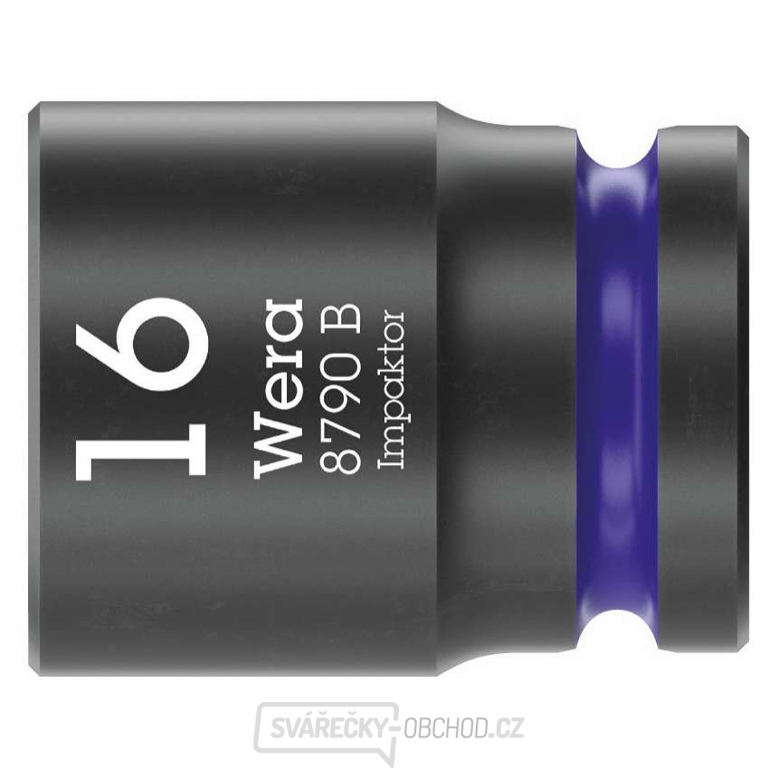 Wera 005507 Nástrčná hlavice 3/8" šestihran 16,0 mm Impaktor 8790 B