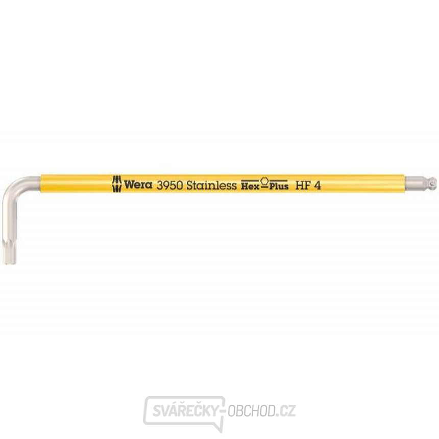 Wera 022694 Zástrčný klíč šestihranný (inbus) 4 mm 3950 SPKL Multicolour HF, nerezová ocel, s přidržovací funkcí