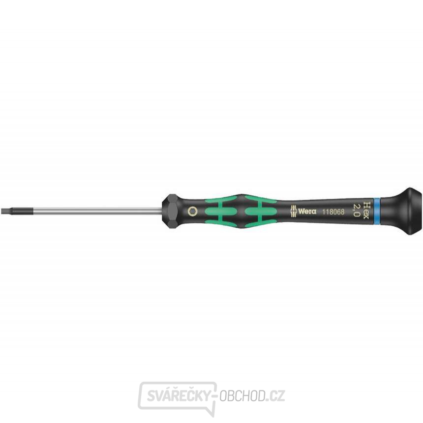 Wera 118068 Šroubovák šestihranný 2x60 mm k použití v elektronice Kraftform Micro typ 2054