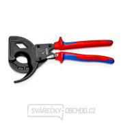 Kabelové nůžky 320 mm Knipex 95 32 320 - ráčnové s rohatkou Náhled