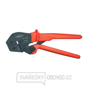 Pákové lisovací kleště 250 mm KNIPEX 97 52 04. Leštěno, vícesložkové návleky gallery main image