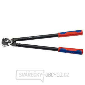 Kabelové nůžky 500 mm. KNIPEX 95 12 500 - leštěno, vícesložkové návleky gallery main image