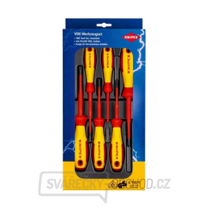 Elektrikářské šroubováky SL/PH/PZ VDE Knipex 00 20 12 V04 (Sada 6 ks) gallery main image