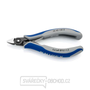 Přesné boční štípací kleště pro elektroniku 125 mm Knipex 79 42 125 Z - leštěná hlava, vícesložkové návleky Náhled