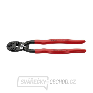Kleště kompaktní pákové KNIPEX CoBolt® XL 71 31 250, 250 mm - černěné, dlouhé rukojeti, plastové návleky gallery main image