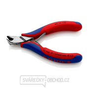 Čelní štípací kleště pro elektroniku 120 mm Knipex 64 32 120 - leštěná hlava, vícesložkové návleky Náhled