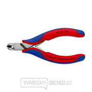 Čelní štípací kleště pro elektroniku 120 mm Knipex 64 32 120 - leštěná hlava, vícesložkové návleky Náhled