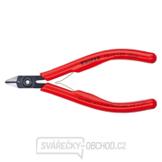 Boční štípací kleště pro elektroniku 125 mm KNIPEX 75 12 125 - leštěná hlava, vícesložkové návleky gallery main image