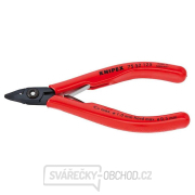 Boční štípací kleště pro elektroniku 125 mm KNIPEX 75 52 125 - leštěná hlava, vícesložkové návleky gallery main image
