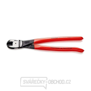Štípací kleště se středovými břity 250 mm KNIPEX 74 91 250 - leštěná hlava, plastové návleky gallery main image