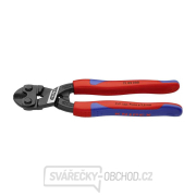 Kompaktní kleště na čepy CoBolt 200 mm KNIPEX 71 02 200 - leštěná hlava, vícesložkové návleky Náhled