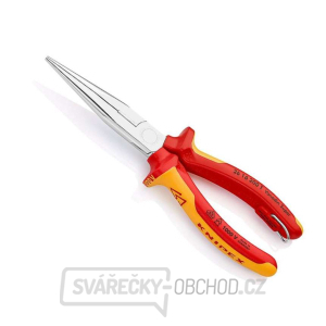 Půlkulaté kleště s břity Knipex 26 16 200 T - chromováno, vícesložkové návleky VDE (200 mm) gallery main image