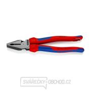 Silové kombinované kleště Power 225 mm Knipex 02 02 225 T BK s upevňovacím očkem gallery main image