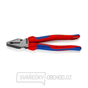 Silové kombinované kleště Power 225 mm Knipex 02 02 225 T BK s upevňovacím očkem gallery main image