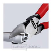 Boční štípací kleště na plasty v úhlu 45° 160 mm KNIPEX 72 11 160 - leštěná hlava, plastové návleky Náhled