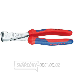 Čelní silové štípací kleště 140 mm KNIPEX 67 05 140 - chromováno, vícesložkové návleky gallery main image
