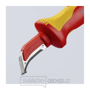 Nůž na pláště izolovaný 1000V VDE, 155 mm Knipex 98 55 Náhled