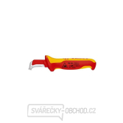 Nůž na pláště izolovaný 1000V VDE, 155 mm Knipex 98 55 Náhled