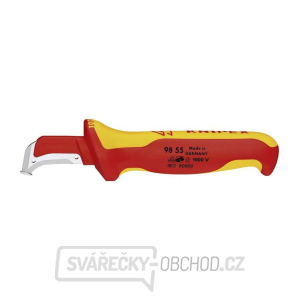 Nůž na pláště izolovaný 1000V VDE, 155 mm Knipex 98 55 gallery main image