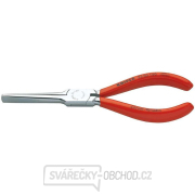 Ploché kliešte 160 mm KNIPEX 33 03 160 - chrómované, plastové puzdrá gallery main image