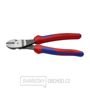 Silové boční štípací kleště 200 mm KNIPEX 74 02 200 - leštěná hlava, vícesložkové návleky Náhled