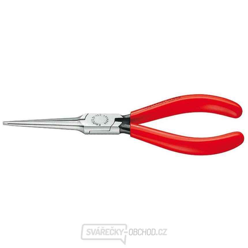 Půlkulaté jehlové kleště pro uchopení 160 mm KNIPEX 31 11 160 - leštěná hlava, plastové návleky