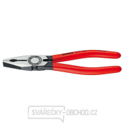 Kombinované kleště 250 mm. KNIPEX 03 01 250 - leštěno, plastové návleky gallery main image