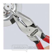 Silové kombinované kleště 200 mm. KNIPEX 02 02 200 - leštěná hlava, vícesložkové návleky Náhled