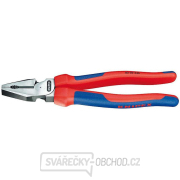 Silové kombinované kleště 200 mm. KNIPEX 02 02 200 - leštěná hlava, vícesložkové návleky Náhled