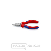 Kleště kombinované úzké ploché KNIPEX 08 22 145, 145 mm - leštěná hlava, vícesložkové návleky gallery main image