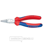 Kliešte s okrúhlymi čeľusťami 160 mm KNIPEX 22 05 160 - chrómované, viaczložkové puzdrá gallery main image