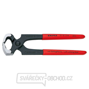 Kladivové kleště 210 mm KNIPEX 51 01 210 - leštěná hlava, plastové návleky gallery main image