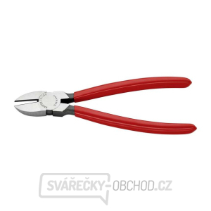 Boční štípací kleště 180 mm KNIPEX 70 01 180 - leštěná hlava, plastové návleky gallery main image
