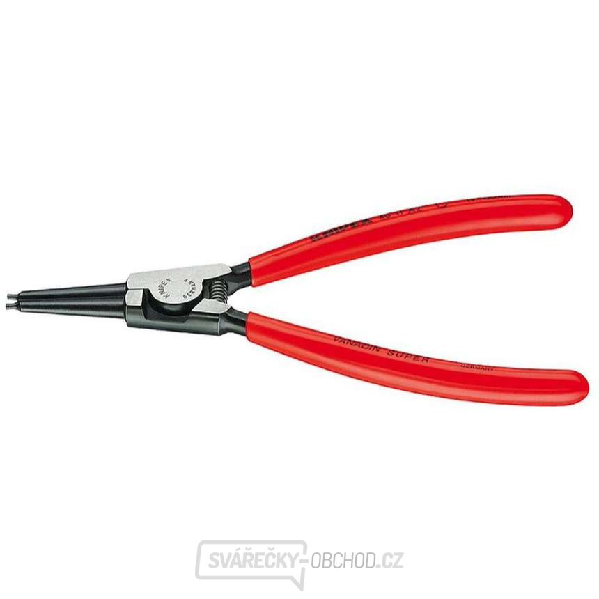Kleště na pojistné kroužky 210 mm, vnější rovné. Knipex 46 11 A3 - DIN 5254 A
