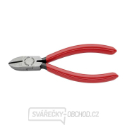 Boční štípací kleště 125 mm KNIPEX 70 01 125 - leštěná hlava, plastové návleky gallery main image