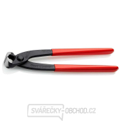 Armovací kleště 220 mm, Knipex 99 01 220 - DIN ISO 9242 - leštěná hlava, plastové návleky Náhled