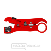 Odizolovací nástroj na koaxiální a datové kabely Knipex 16 60 06 SB Náhled