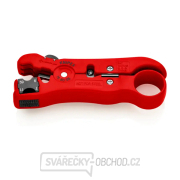 Odizolovací nástroj na koaxiální a datové kabely Knipex 16 60 06 SB Náhled