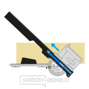 Japonská vodící lišta a úhloměr SHINWA Free-Angle NEO 100 cm pro kotoučové pily Náhled