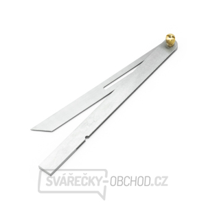 Nastavitelný nerezový pokosník SHINWA s výklopným ramenem - 250 mm gallery main image