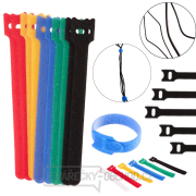 Stahovací pásky na suchý zip - organizér kabelů 150mm x 12mm - sada 12ks (1000) gallery main image