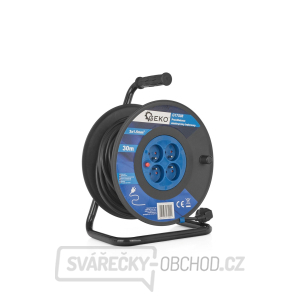Naviják elektrického prodlužovacího kabelu 3x1,5mm2 30m (1) Naviják elektrického prodlužovacího kabelu 3x1,5mm2 30m (1)