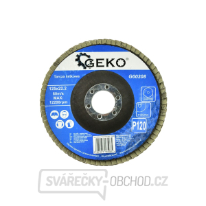 Lamelový kotouč 125mm P120 GEKO (10/200) gallery main image