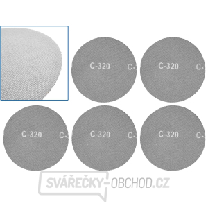 Brusná síťka se suchým zipem 225 mm P320 (5/250) Brusná síťka se suchým zipem 225 mm P320 (5/250)