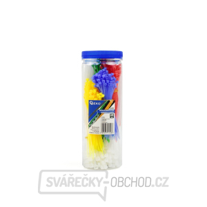 Sada barevných nylonových zipů 600ks (25) gallery main image