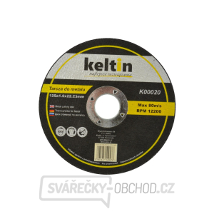 KELTIN kotouč na řezání kovů 125x1,0 mm (25/100/400) gallery main image
