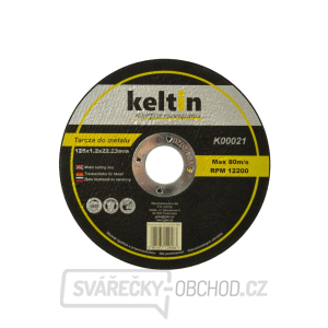 KELTIN kotouč na řezání kovů 125x1,2 mm (25/100/400) gallery main image