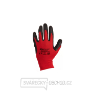 Ochranné rukavice GEKO r.7/latex červené/ (12/240) Náhled